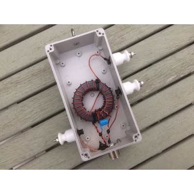64:1 impedance transformer 1 Kw PEP with by pass