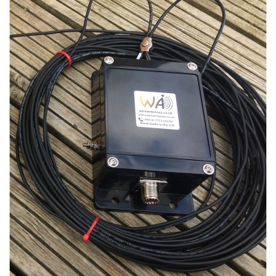 80 m - 10 meter band HWEF antenna for 3.500 MHz to 30.000 MHz  500 Watts